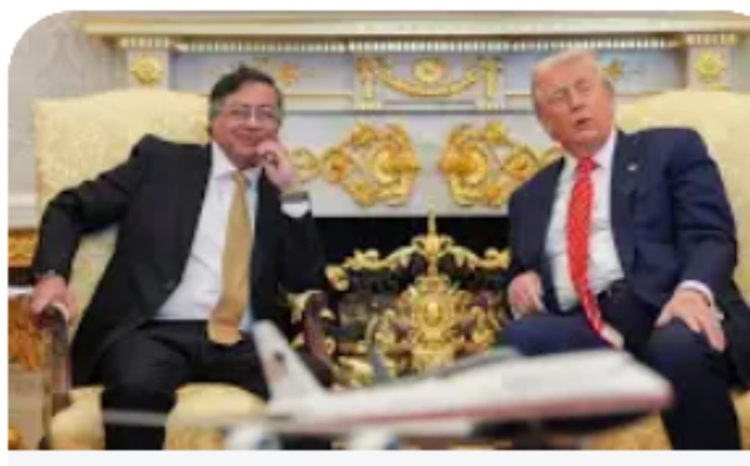 Trump y Gustavo tuvieron una conversación a puerta cerrada para enterrar el hacha.